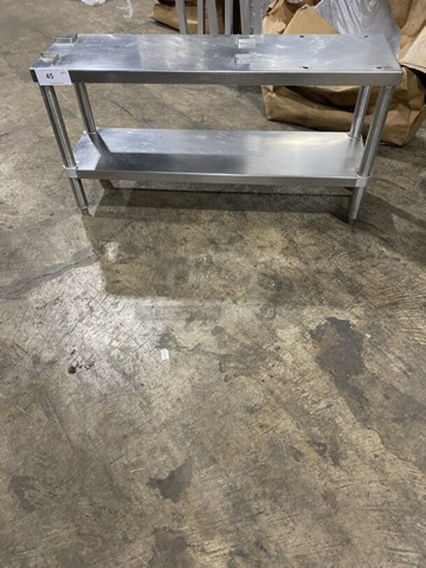 All Stainless Steel Slim Style Under The Counter Shelf!   - Image 1 of 6