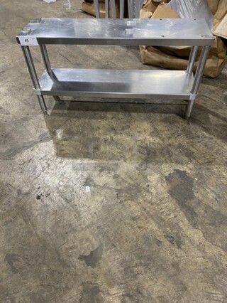 All Stainless Steel Slim Style Under The Counter Shelf!  