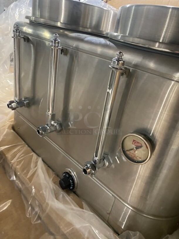 NEW! IN THE BOX! Curtis Commercial Countertop Automatic Coffee Urn! All Stainless Steel! Model: EMT3S SN: 42497 220V 1 Phase - Image 6 of 7