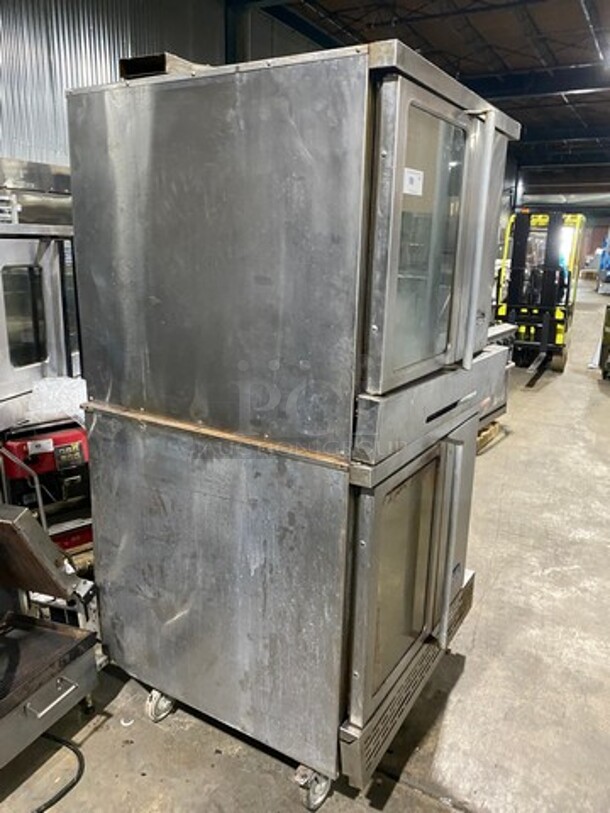 Imperial Commercial Natural Gas Powered Double Deck Convection Oven! With View Through Doors! Metal Oven Racks! All Stainless Steel! 2x Your Bid Makes One Unit! - Image 2 of 9