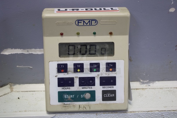 FMP 151-7500 Digital 4 Channel 10 Hour Commercial Kitchen Countdown Timer. 