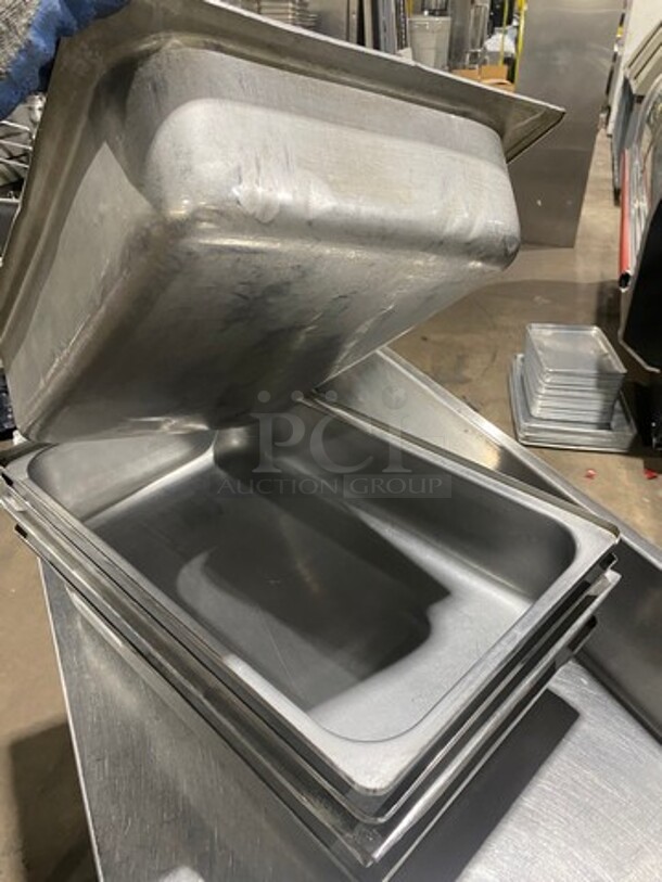 Commercial Steam Table/ Prep Table Food Pans! All Stainless Steel! 6x Your Bid! - Image 3 of 5