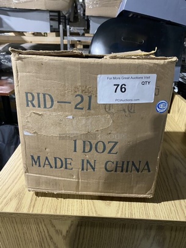 New! CAC Round Dining Plates! 1 Dozen All One Money!  - Image 1 of 8