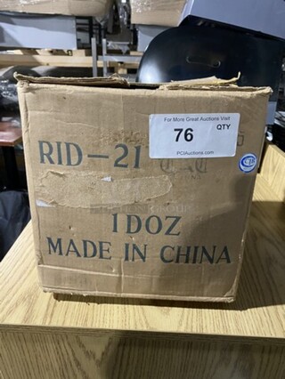 New! CAC Round Dining Plates! 1 Dozen All One Money! 