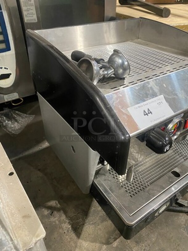 Wega Commercial Countertop Cappuccino/Espresso Machine! All Stainless Steel! Model: EVD1AT SN: 409147 110V - Image 2 of 11