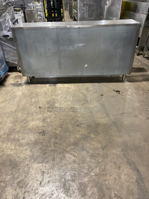 Peerless Of America All Stainless Steel Slim Style Commercial 2 Door Lowboy/ Worktop Cooler! Model  MU90 Seria; 18555! On Legs! 115V 1 Phase!  - Image 3 of 8