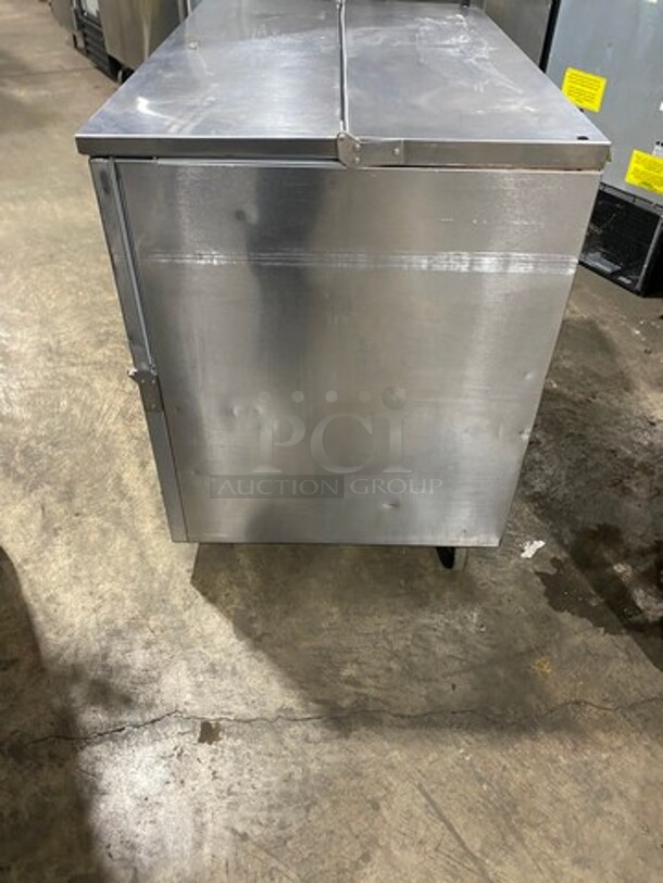 Beverage Air Single Side Access Milk Cooler! Stainless Steel! On Casters! Model: SM49N 115V 60HZ 1 Phase - Image 3 of 8