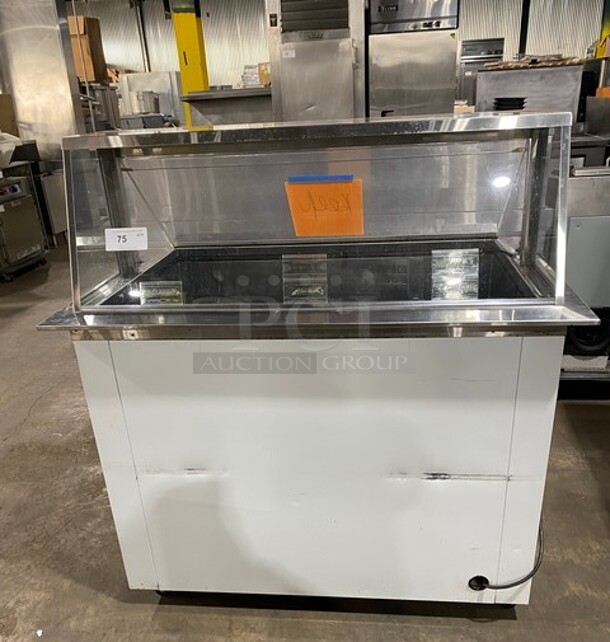 C Nelson Stainless Steel Commercial Floor Style Ice Cream Dipping Cabinet! MODEL BD6DIPRB 115V 
