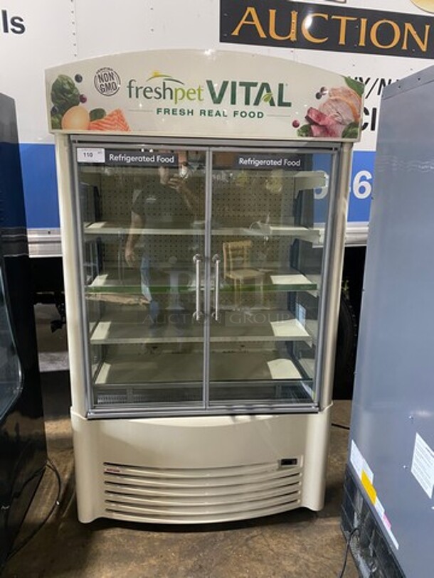 AHT Commercial Refrigerated Open Grab-N-Go Display Case! Model: ACXLULLED SN: 30456200000798 208/230V 60HZ 1 Phase