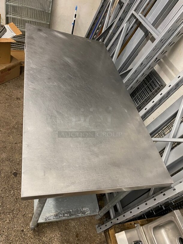 Stainless Steel Commercial Worktable With Shelf Underneath! - Image 4 of 5