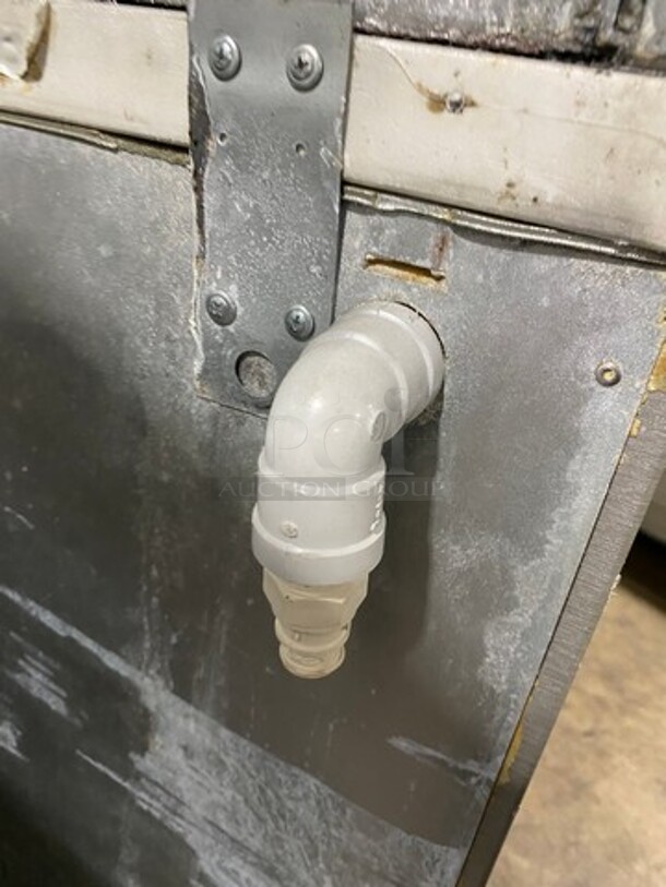 Manitowoc Commercial Ice Making Machine! With Commercial Ice Bin Underneath! All Stainless Steel! Model ID0502A161D Serial 1120025579! 115V 1Phase! On Legs! - Image 7 of 9