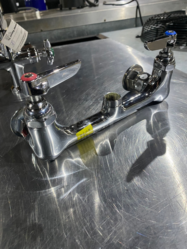 Commercial Faucet With Handles! Stainless Steel! 2x Your Bid! - Image 7 of 9