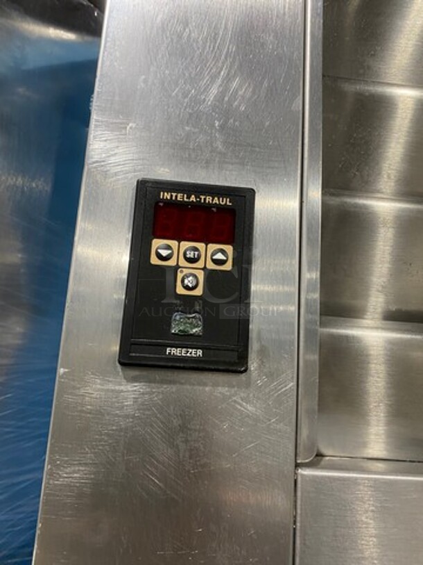 Traulsen Commercial Single Door Reach In Freezer! All Stainless Steel! On Legs! Model: RLT132WUTFHS SN: T176458L11! 115V 60HZ 1 Phase! Working When Removed! 
 - Image 8 of 9