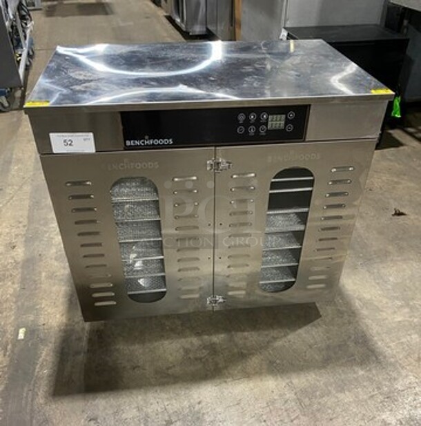 NICE! Bench Food Commercial 2 Door Horizontal Dehydrator! All Stainless Steel! On Casters! Model: 32HCUD SN: 58874556094 220/240V 60HZ 1 Phase - Image 1 of 11