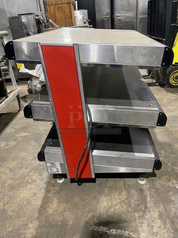 WOW! APW Wyott Commercial Countertop Heated Shelf Merchandiser! On Legs! Model: DMXD42S SN: 380821208002 120V 60HZ 1 Phase - Image 2 of 10