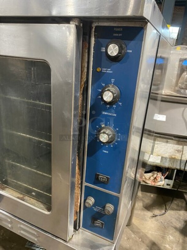 Duke Commercial Electric Powered Convection Oven! With View Through Doors! Metal Oven Racks! All Stainless Steel! On Legs! - Image 6 of 7