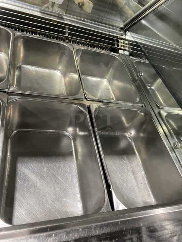 Oscartielle Gelato Serving Station! Glass Sliding Doors on Back Side! Working When Removed! - Image 6 of 9
