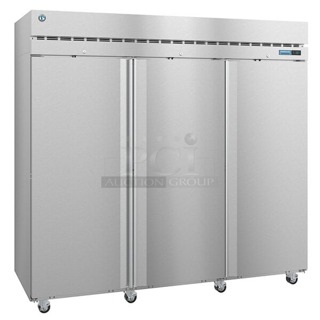 BRAND NEW SCRATCH & DENT! Hoshizaki R3A-FS 82 1/2" Solid Door Reach-In Refrigerator. 115v 82-1/2 x 33-1/2 x 79-1/2. TESTED! WORKING! 
