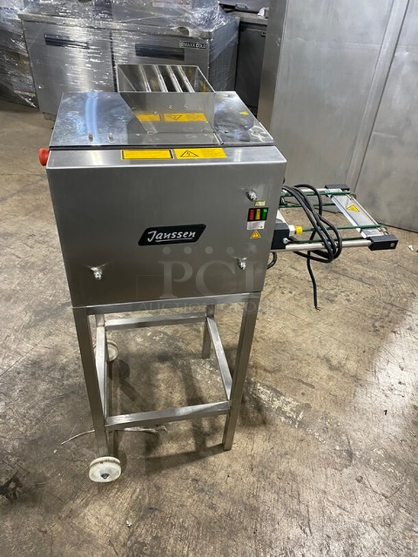 Great! Janssen Commercial Heavy Duty Pastry Forming Machine! Model FF2500 Serial 400Y23UV! On Stand With Legs - Image 4 of 8