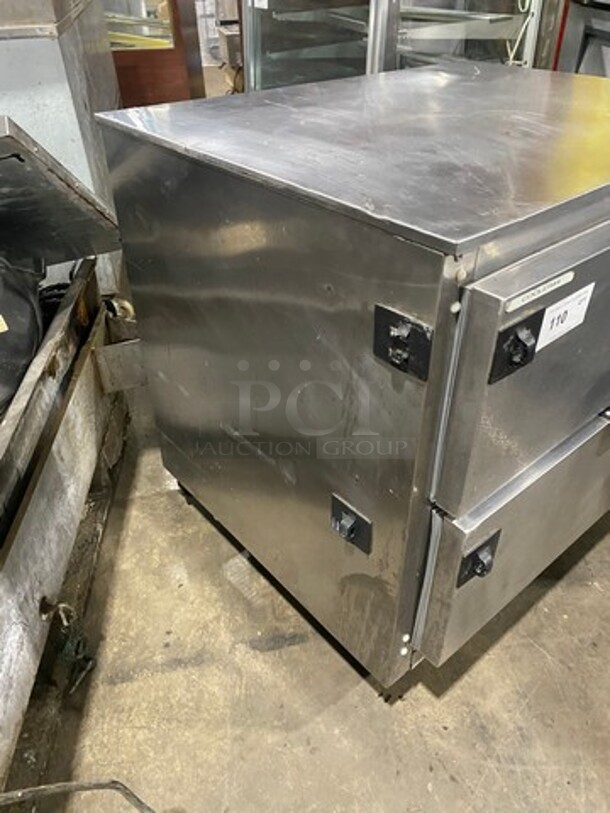 Beverage Air Commercial 2 Drawer Lowboy/ Worktop Cooler! Stainless Steel! On Casters! - Image 2 of 6