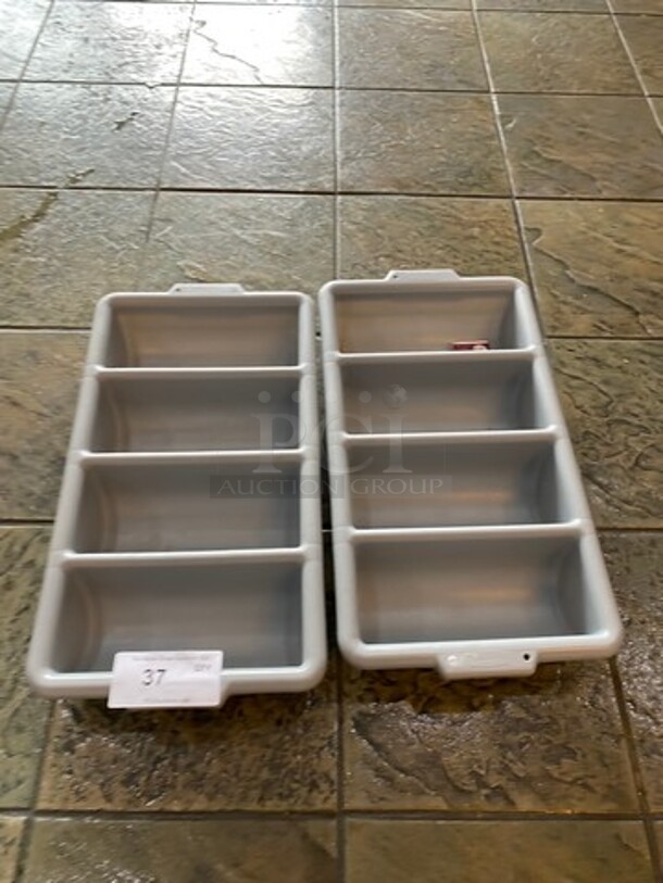 ALL ONE MONEY! Gray Poly Utensil Organizer! - Image 2 of 3