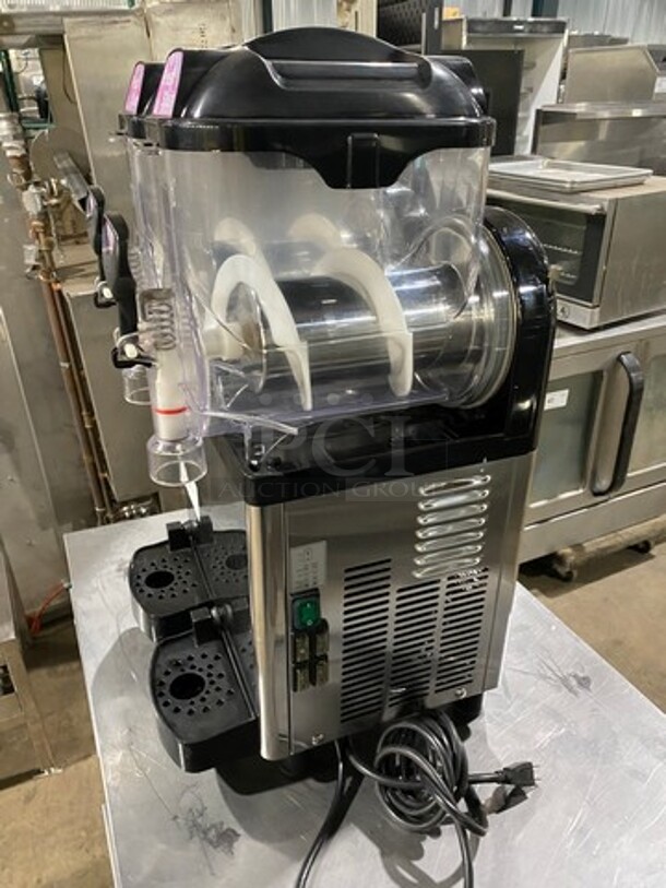Icetro Commercial Countertop 2 Flavor Slushie/ Frozen Beverage Dispenser! Stainless Steel body! On Small Legs! Model: SSM52 115V - Image 3 of 10