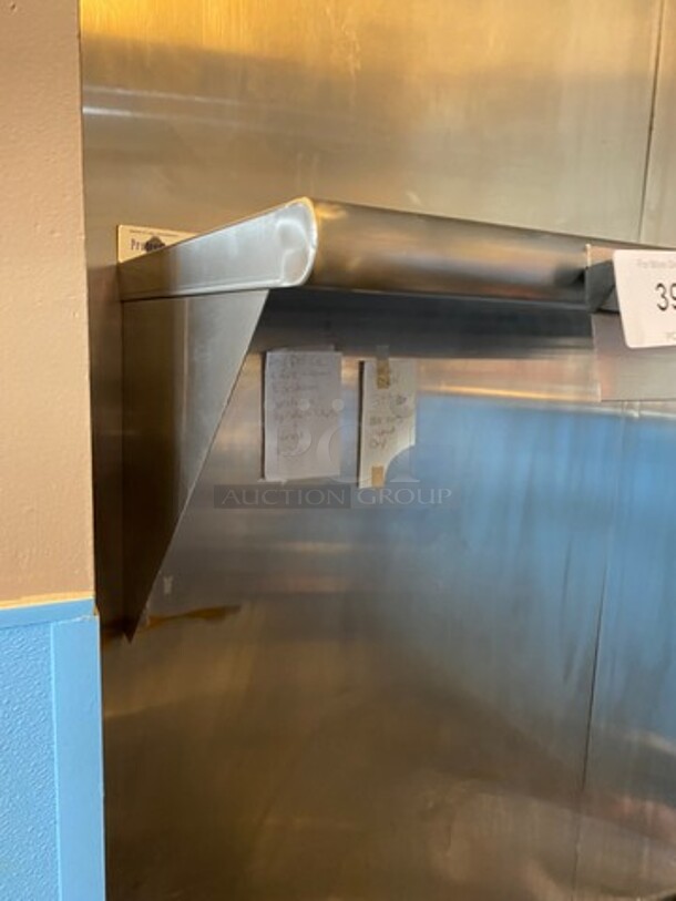 Commercial Solid Stainless Steel Wall Mount Shelf! - Image 2 of 6