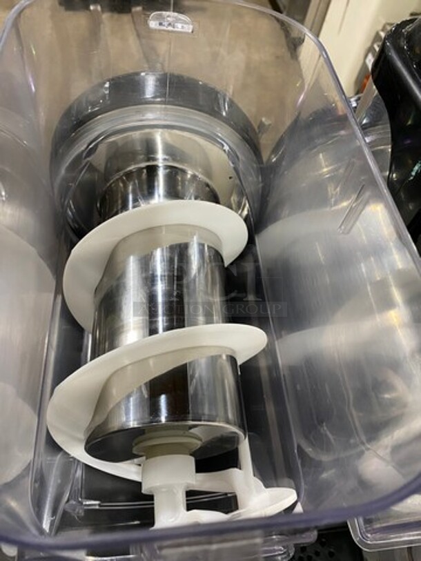 Icetro Commercial Countertop 2 Flavor Slushie/ Frozen Beverage Dispenser! Stainless Steel body! On Small Legs! Model: SSM52 115V - Image 7 of 10