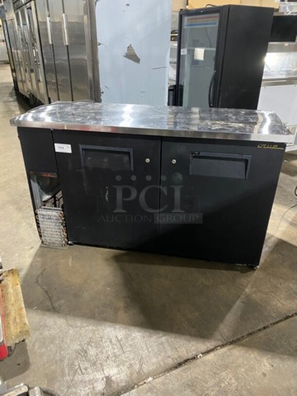 True Commercial 2 Door Bar Back Cooler! Stainless Steel! Model: TBB2460 SN: 6606676 115V 60HZ 1 Phase - Image 1 of 8