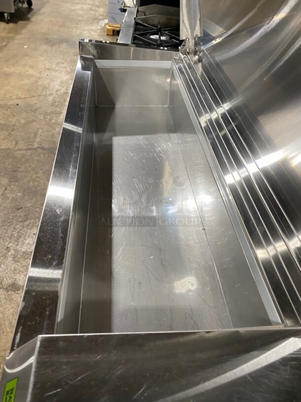 Nice! Turbo Air CTST-1200-N E-Line 48"  Stainless Steel Refrigerated Countertop Salad Prep Table! 115v 60hz - Image 6 of 8