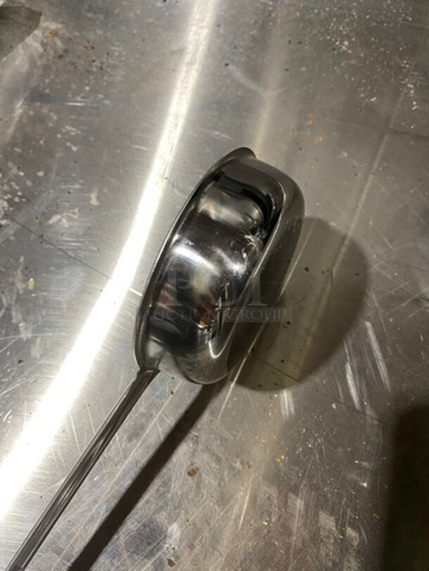 NEW! 6 OZ Serving Spoons! Stainless Steel With Poly Handle! 6x Your Bid! - Image 4 of 6