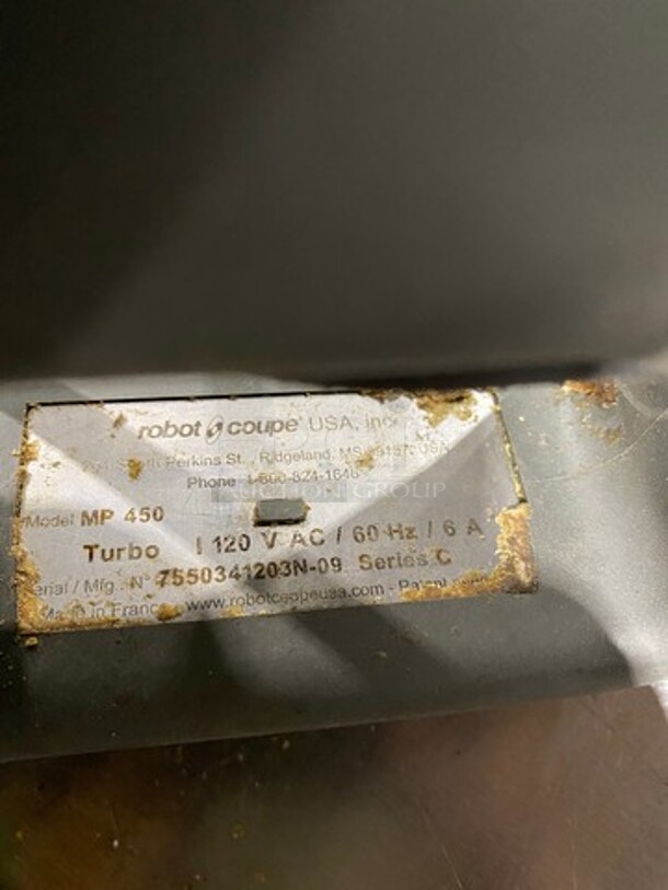 Robot Coupe Handheld Immersion Blender! DOES NOT POWER ON! Model: MP450 - Image 5 of 6