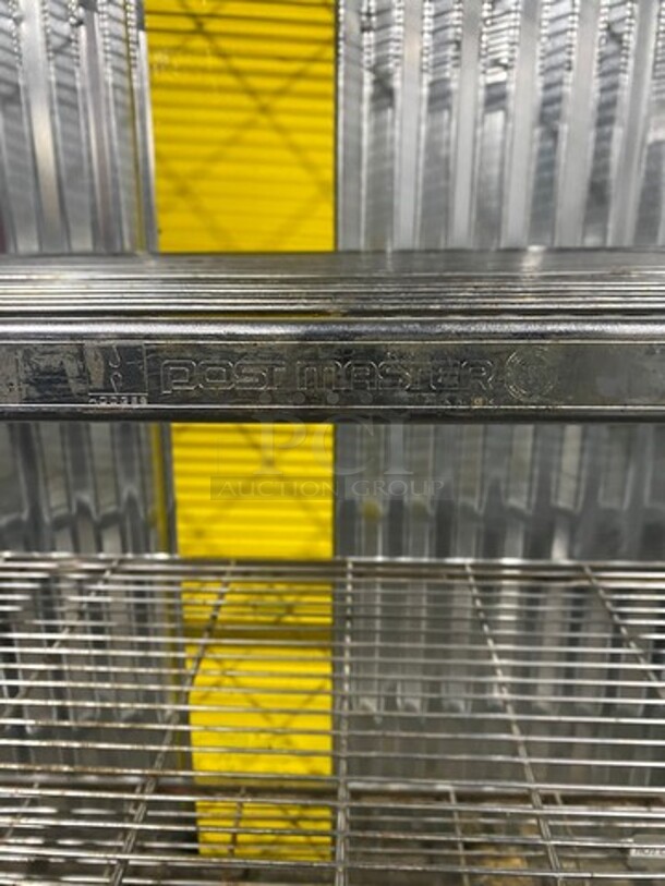 BEAUTIFUL! Postmaster Commercial 6 Tier Metal Shelf! On Legs! - Image 7 of 7