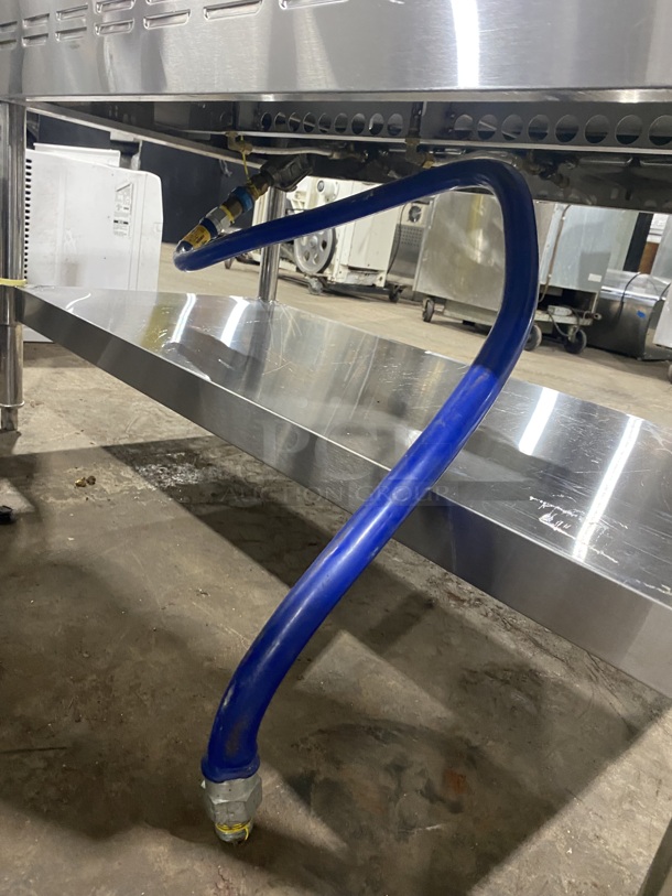 USR Cookline Commercial Natural Gas Powered 3 Bay Steam Table! With Storage Space Underneath! All Stainless Steel! MODEL GST3 SN:200765034! On Legs! - Image 9 of 9