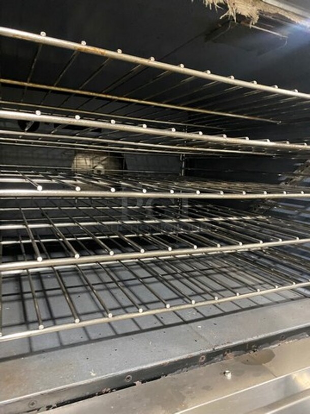 Garland Commercial Gas Powered Double Deck Convection Oven! Metal Oven Racks! All Stainless Steel! 2x Your Bid Makes One Unit! - Image 6 of 12