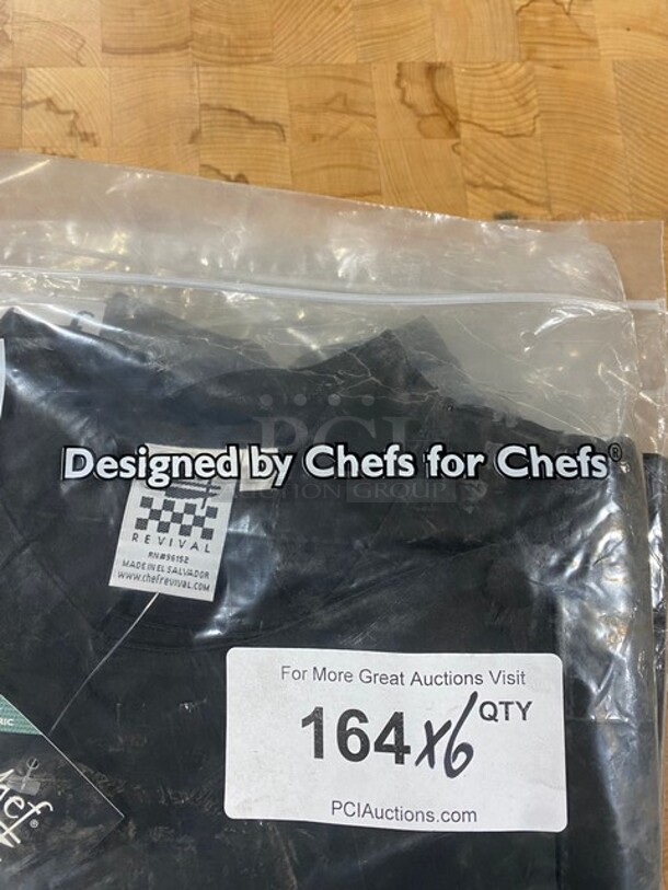 NEW! Chef Rivival Ladies Cuisinier Jacket Black! Size Small! 6x Your Bid!  - Image 2 of 5