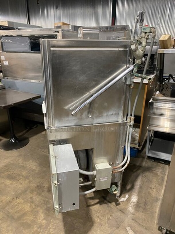WOW! Hobart Commercial Pass-Through Dishwasher! All Stainless Steel! On Legs! Model: AM12 SN: 12045138 200/240V 60HZ 1 Phase - Image 2 of 10