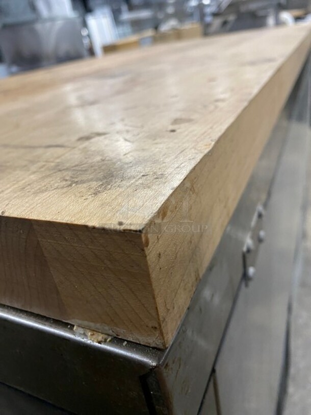 Migali Commercial 2 Door Lowboy/Worktop Cooler! With Butcher Block Top! All Stainless Steel! On Casters! Model: CU60R SN: CU60R15092692008 115V 60HZ 1 Phase - Image 9 of 10