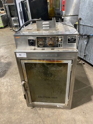 Nuvu Commercial Electric Powered Countertop Oven/Steamer! With View Through Door! All Stainless Steel!