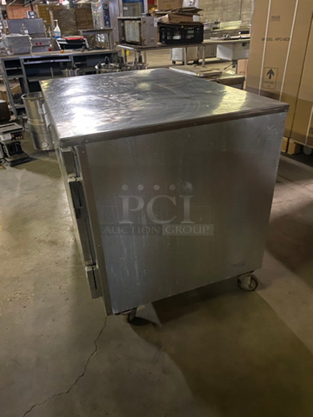 Leader Commercial 2 Door Lowboy/Worktop Cooler! All Stainless Steel! On Casters! Model: FB48SC SN: PV09S1911 115V 60HZ 1 Phase - Image 4 of 9