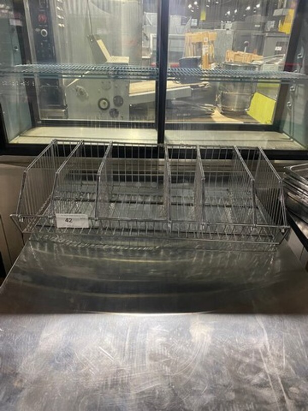 Metal Countertop Organizer Rack! With 6 Compartments! - Image 1 of 6
