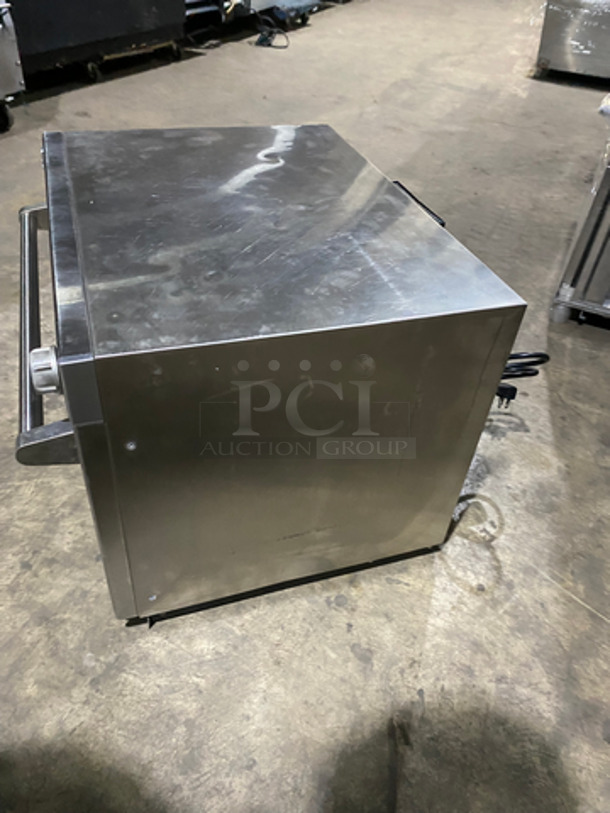 2015 Menumaster Commercial Countertop Microwave Oven! All Stainless Steel! Model: MSO22 SN: 1507102924 208/240V 60HZ - Image 4 of 10
