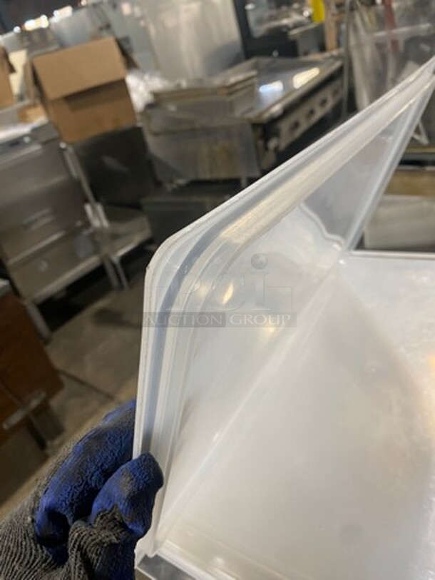 ALL ONE MONEY! Cambro Clear Poly Food Container Lids! 12x Your Bid! - Image 2 of 6