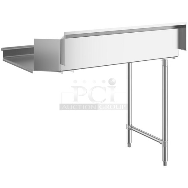 BRAND NEW SCRATCH & DENT! Regency 16 Gauge 4' Clean Dish Table - Left Drainboard - Image 2 of 8