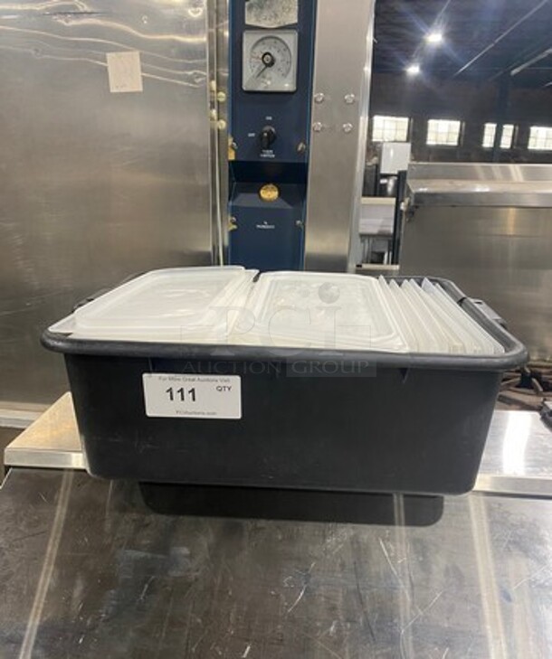 ALL ONE MONEY! Cambro Clear Poly Food Container Lids! - Image 1 of 8