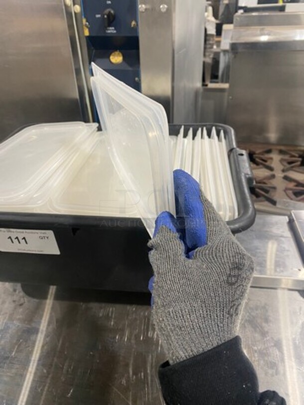 ALL ONE MONEY! Cambro Clear Poly Food Container Lids! - Image 5 of 8