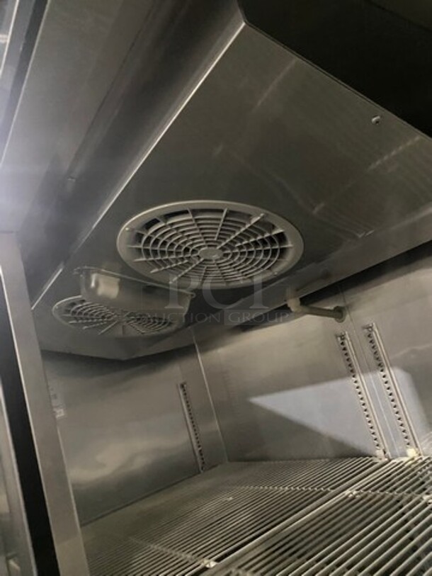 Turbo Air Commercial 2 Door Reach In Cooler! With Poly Coated Racks! All Stainless Steel! On Casters! Model: M3R472 SN: M3R4L46115 115V 60HZ 1 Phase - Image 7 of 10