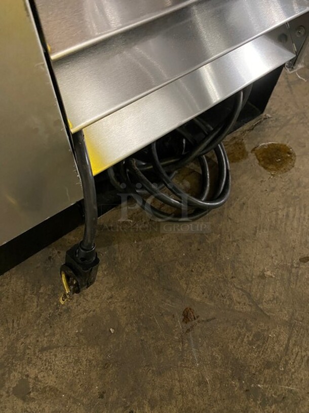 True Commercial 2 Door Reach In Bar Back Cooler! All Stainless Steel! With Metal Racks! 115V 1 Phase! Model: TBB-3-S SN: 6640829!  - Image 7 of 8