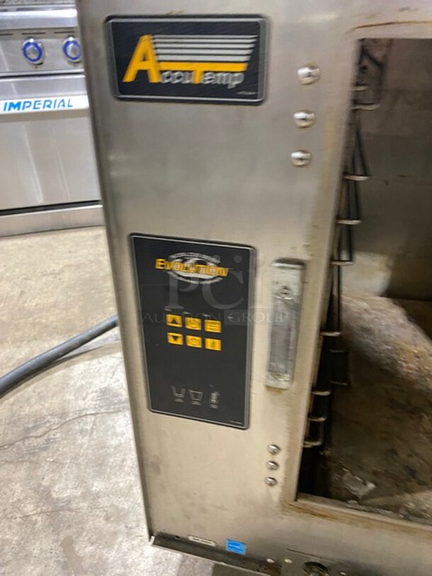 BEAUTIFUL! Accutemp Commercial Electric Powered Countertop Steamer! All Stainless Steel! Model E62083E15000250 Serial 50531! 208V 3Phase! WORKING WHEN REMOVED! - Image 6 of 8