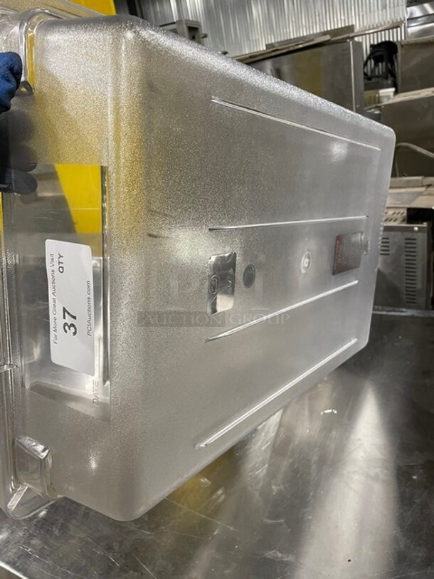 Carlisle Polycarbonate Food Storage Container! With Lid! Model: N10621-PC! - Image 4 of 5